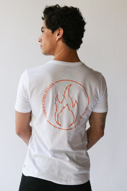 T-Shirt Fuego Blanco